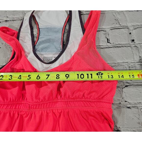 LUCKY IN LOVE Semi-fitted Tennis Bralette Tank Top WOMENS SZ S (4-6) - Picture 5 of 7